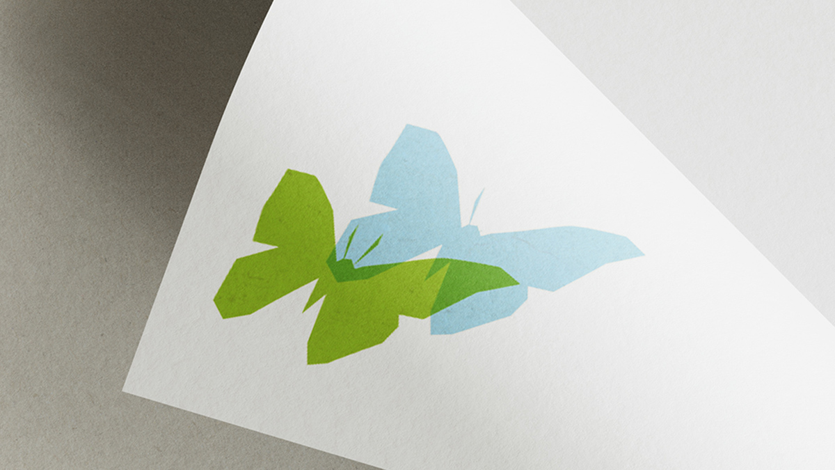 Stiftung Mitmachkinder Logo Schmetterlinge