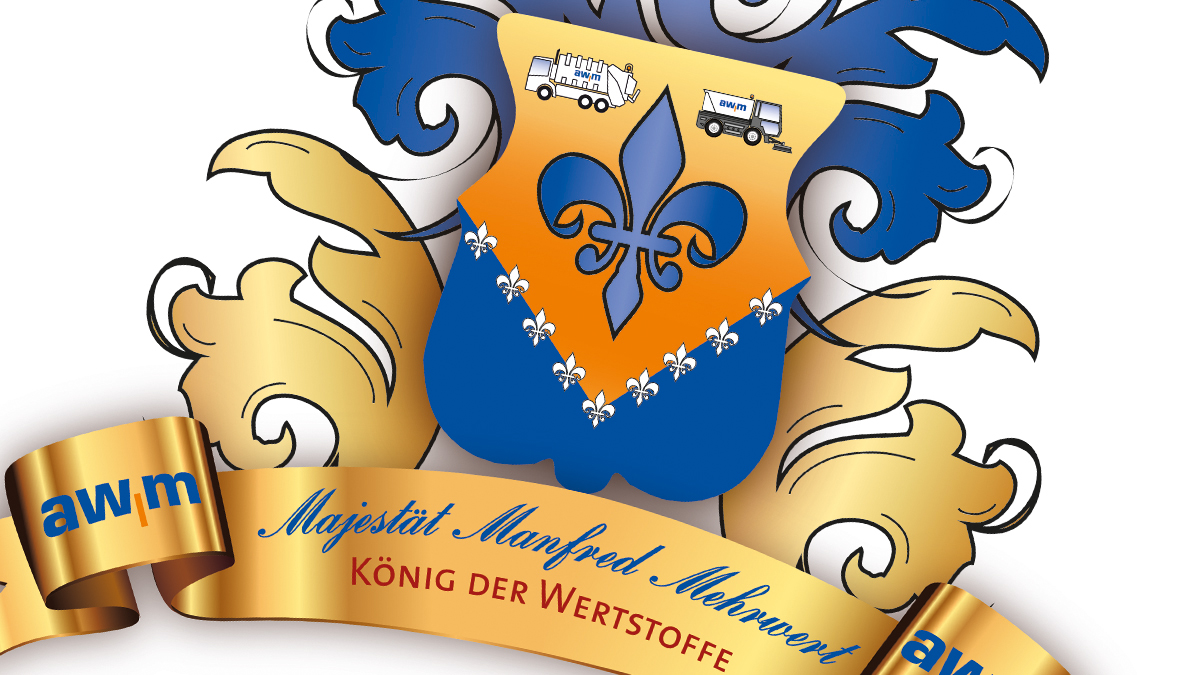 Wappen_Manni_Mehrwert_E03 X und Y Design Abfall Wirtschaftsbetriebe Muenster Manni Mehrwert