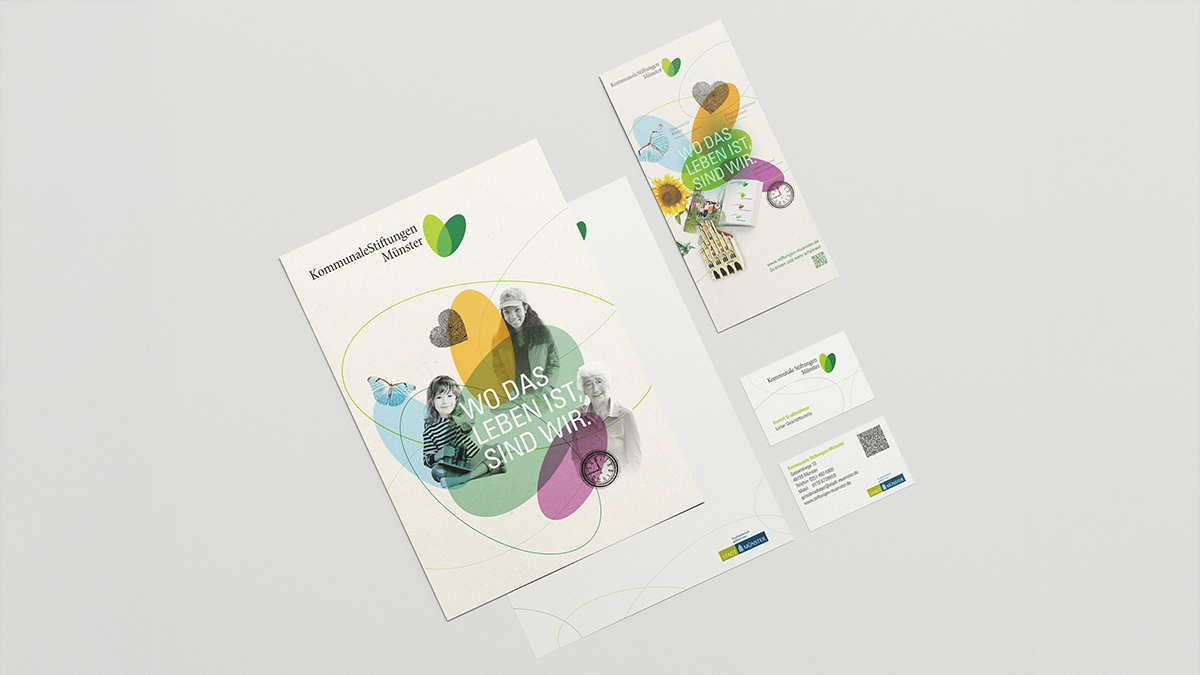 X und Y Design Kommunale Stiftungen Gestaltungskonzept
