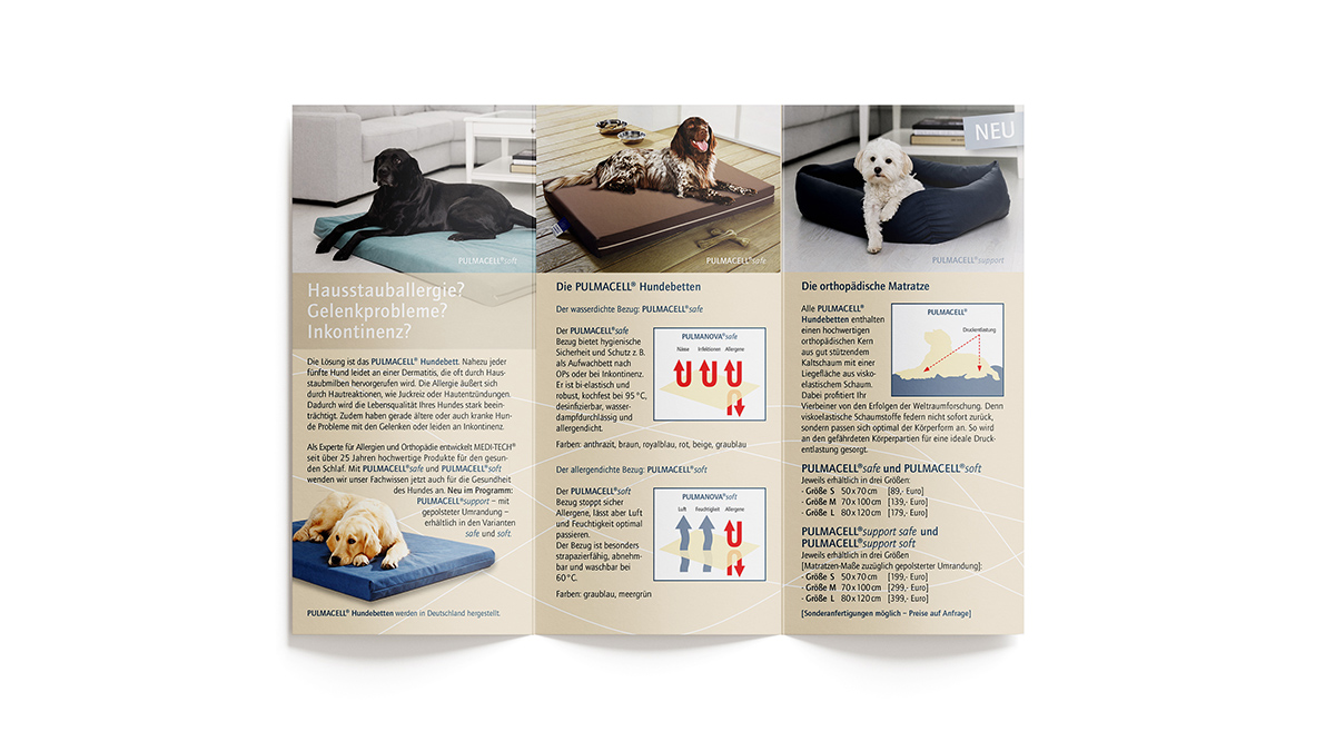 X-und-Y-Design-Medi-Tech-PULMACELL-Hundebetten-Flyer_Mockup