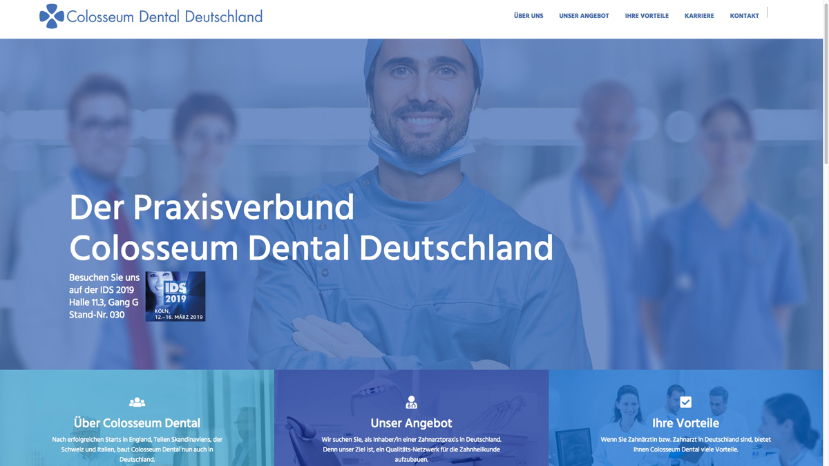 X-und-Y-Design-Colusseum-Dental-Deutschland-Screenshot X und Y Design Colusseum Dental Deutschland