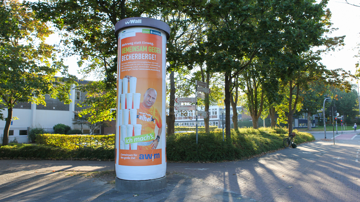 X und Y Design und Kommunikation Abfall Wirtschaftsbetriebe Muenster Buergerkampagne reloaded