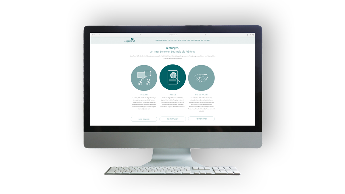X und Y Design Engonia Website