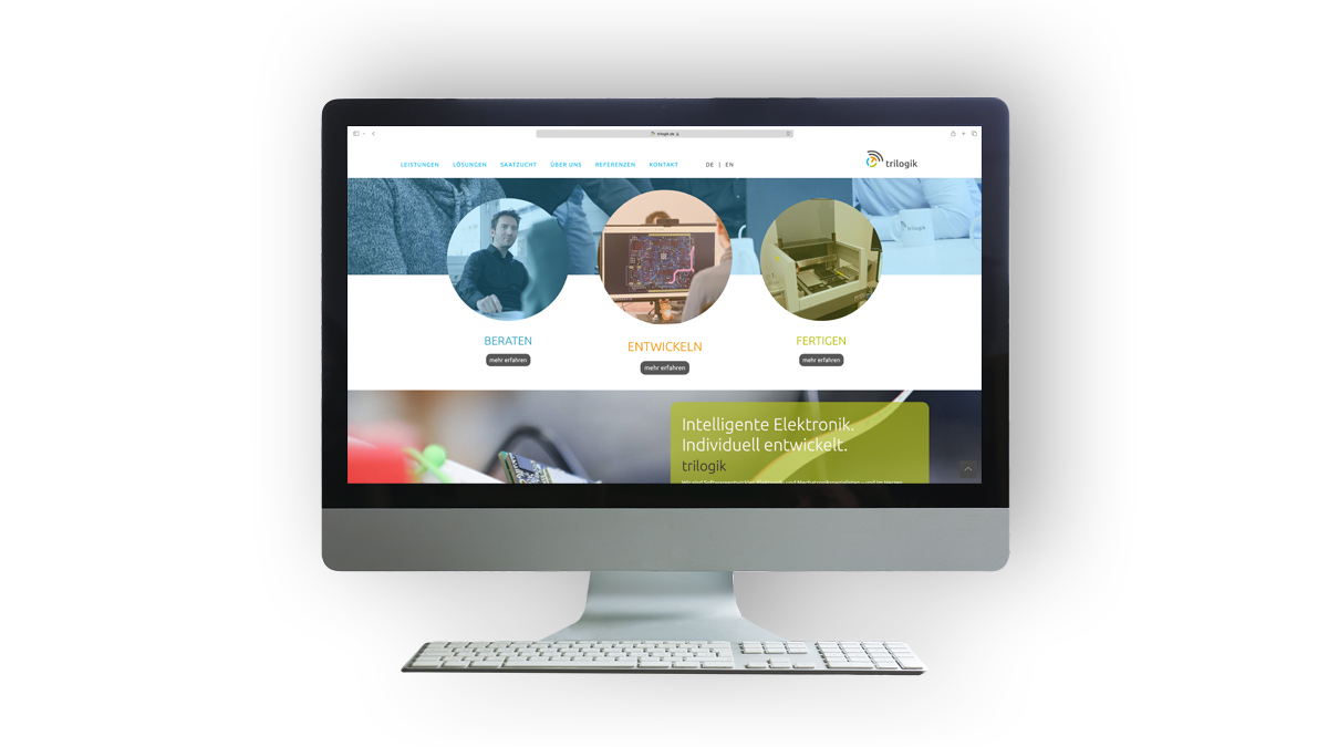 X und Y Design Trilogik Website